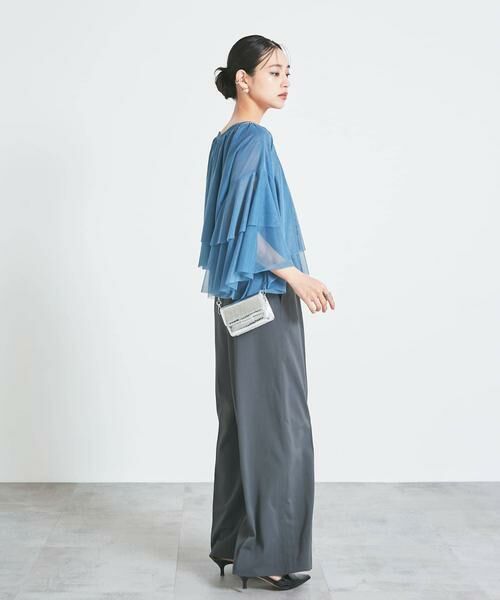 URBAN RESEARCH ROSSO / アーバンリサーチ ロッソ サロペット・オールインワン | チュールブラウスセットオールインワン | 詳細3