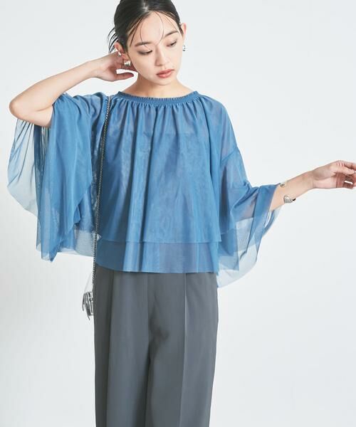 URBAN RESEARCH ROSSO / アーバンリサーチ ロッソ サロペット・オールインワン | チュールブラウスセットオールインワン | 詳細4