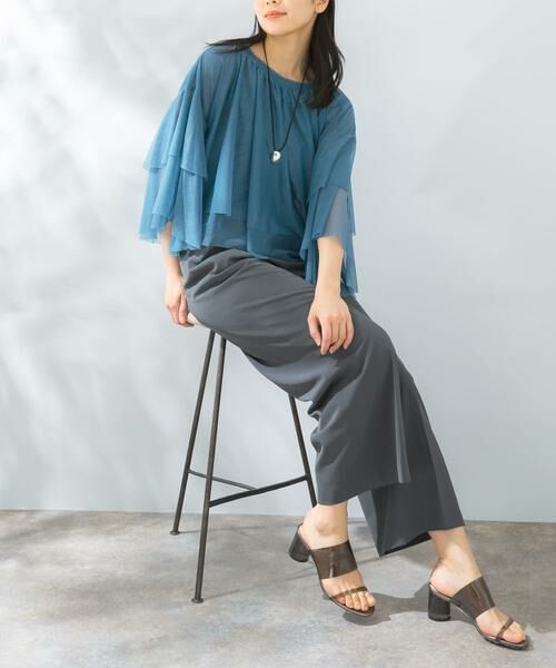 URBAN RESEARCH ROSSO/アーバンリサーチ ロッソ チュールブラウスセットオールインワン ブルー系その他 FREE URBAN RESEARCH ROSSO/アーバンリサーチ ロッソ チュールブラウスセットオールインワン ブルー系その他 FREE