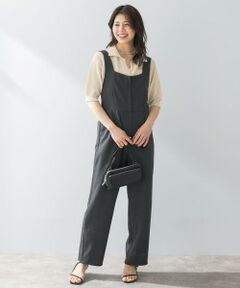 URBAN RESEARCH ROSSO / アーバンリサーチ ロッソ サロペット・オールインワン | F by ROSSO　イージーケアワイドストレートオールインワン