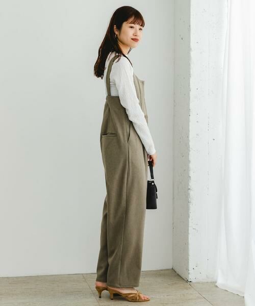 URBAN RESEARCH ROSSO / アーバンリサーチ ロッソ サロペット・オールインワン | F by ROSSO　イージーケアワイドストレートオールインワン | 詳細11