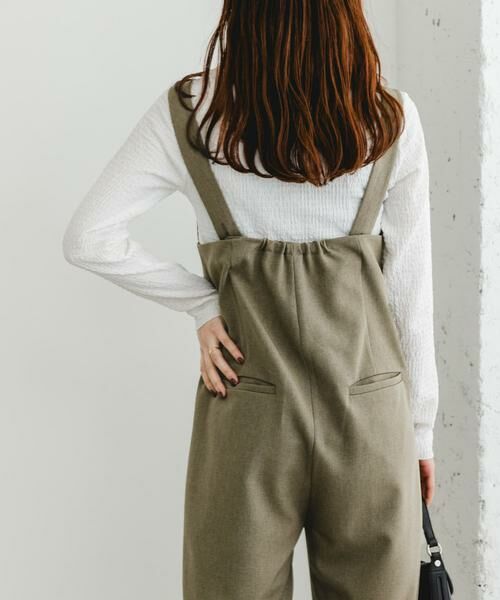 URBAN RESEARCH ROSSO / アーバンリサーチ ロッソ サロペット・オールインワン | F by ROSSO　イージーケアワイドストレートオールインワン | 詳細8