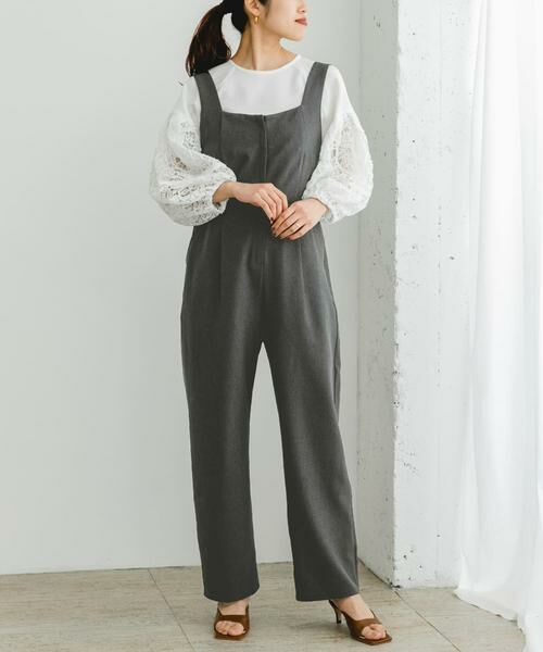 URBAN RESEARCH ROSSO / アーバンリサーチ ロッソ サロペット・オールインワン | F by ROSSO　イージーケアワイドストレートオールインワン | 詳細28