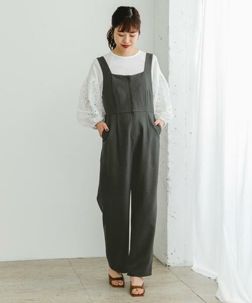 URBAN RESEARCH ROSSO / アーバンリサーチ ロッソ サロペット・オールインワン | F by ROSSO　イージーケアワイドストレートオールインワン | 詳細29