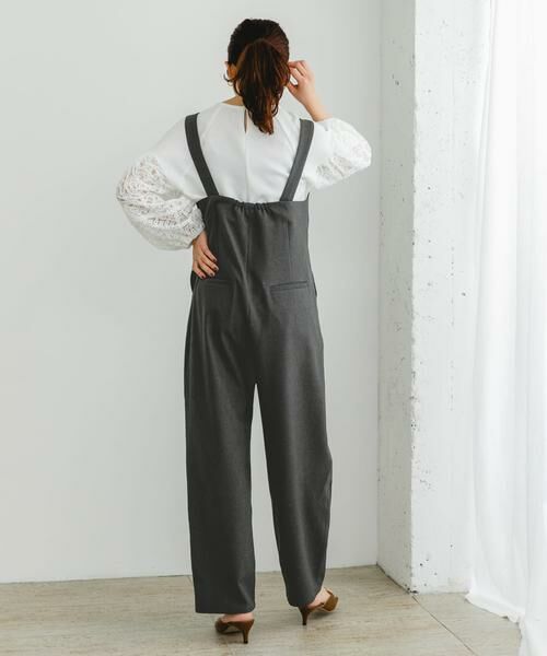 URBAN RESEARCH ROSSO / アーバンリサーチ ロッソ サロペット・オールインワン | F by ROSSO　イージーケアワイドストレートオールインワン | 詳細30