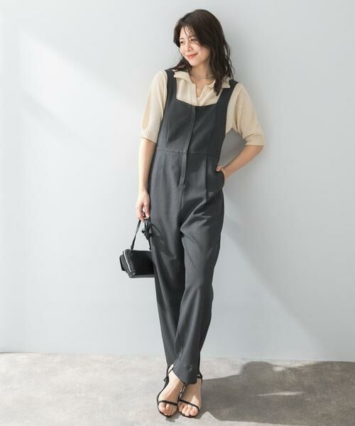 URBAN RESEARCH ROSSO / アーバンリサーチ ロッソ サロペット・オールインワン | F by ROSSO　イージーケアワイドストレートオールインワン | 詳細21