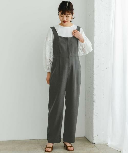 URBAN RESEARCH ROSSO / アーバンリサーチ ロッソ サロペット・オールインワン | F by ROSSO　イージーケアワイドストレートオールインワン | 詳細27