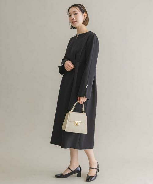 URBAN RESEARCH ROSSO / アーバンリサーチ ロッソ ワンピース | F by ROSSO 袖パールサイドタックワンピース | 詳細6