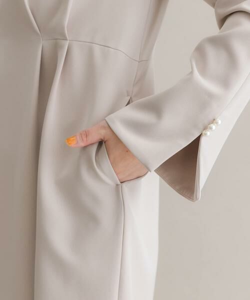 URBAN RESEARCH ROSSO / アーバンリサーチ ロッソ ワンピース | F by ROSSO 袖パールサイドタックワンピース | 詳細20
