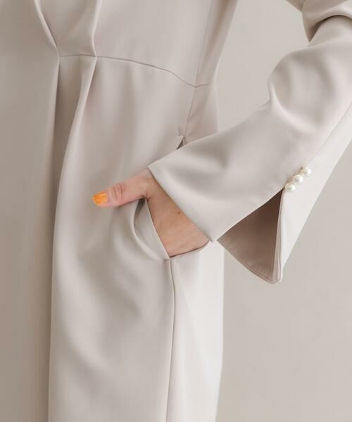URBAN RESEARCH ROSSO / アーバンリサーチ ロッソ ワンピース | F by ROSSO 袖パールサイドタックワンピース | 詳細16