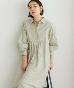 URBAN RESEARCH ROSSO / アーバンリサーチ ロッソ ワンピース | F by ROSSO　カラーストライプシャツワンピース