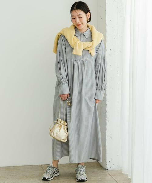 URBAN RESEARCH ROSSO / アーバンリサーチ ロッソ ワンピース | F by ROSSO　カラーストライプシャツワンピース | 詳細2