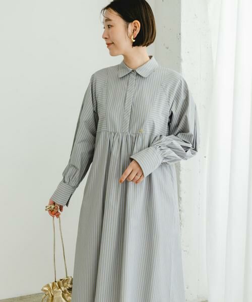 URBAN RESEARCH ROSSO / アーバンリサーチ ロッソ ワンピース | F by ROSSO　カラーストライプシャツワンピース | 詳細3