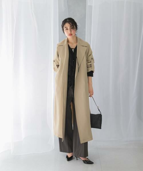 URBAN RESEARCH ROSSO / アーバンリサーチ ロッソ トレンチコート | ロングガウンコート | 詳細17