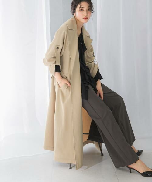 URBAN RESEARCH ROSSO / アーバンリサーチ ロッソ トレンチコート | ロングガウンコート | 詳細20