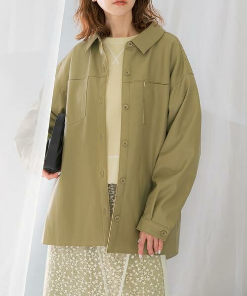 URBAN RESEARCH ROSSO / アーバンリサーチ ロッソ レザーブルゾン・ジャケット | オーバージャケット | 詳細1