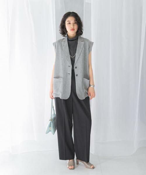 URBAN RESEARCH ROSSO / アーバンリサーチ ロッソ ベスト | リネンミドルジレ | 詳細3