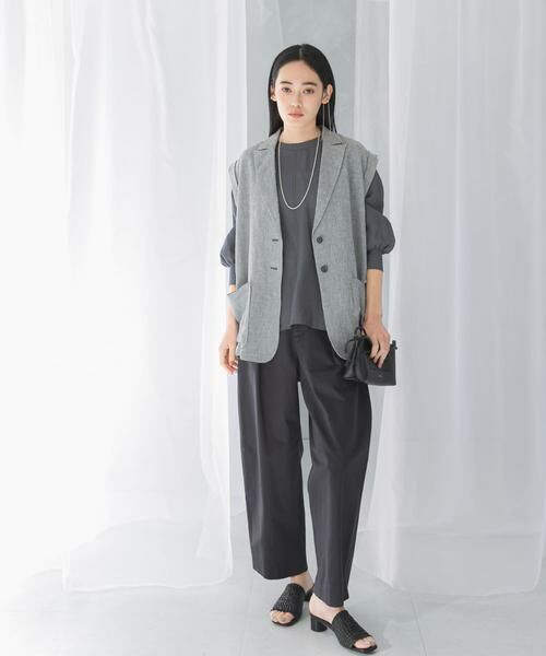 URBAN RESEARCH ROSSO / アーバンリサーチ ロッソ ベスト | リネンミドルジレ | 詳細7