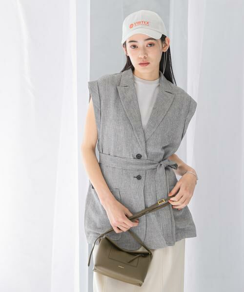 URBAN RESEARCH ROSSO / アーバンリサーチ ロッソ ベスト | リネンミドルジレ | 詳細8