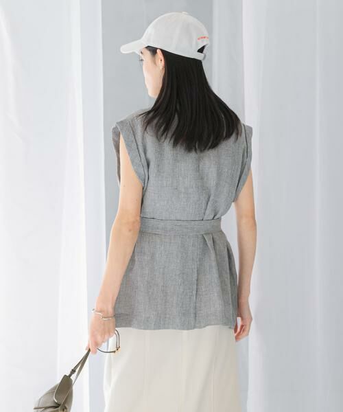 URBAN RESEARCH ROSSO / アーバンリサーチ ロッソ ベスト | リネンミドルジレ | 詳細9