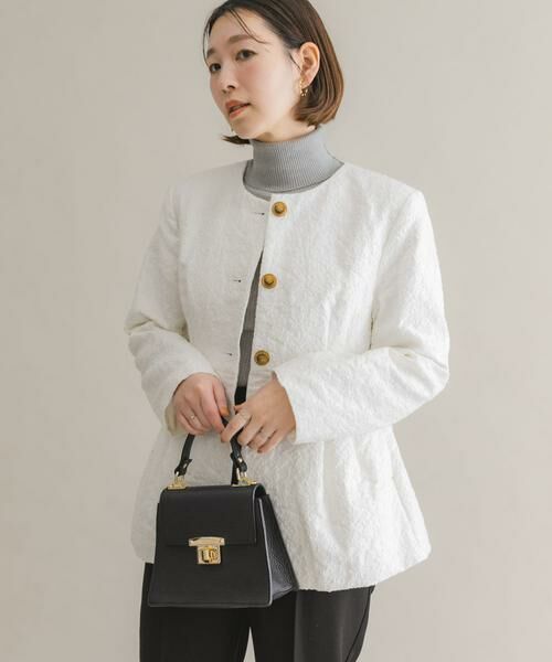 URBAN RESEARCH ROSSO / アーバンリサーチ ロッソ ダウンジャケット・ベスト | F by ROSSO　ジャガード中綿ジャケット | 詳細6