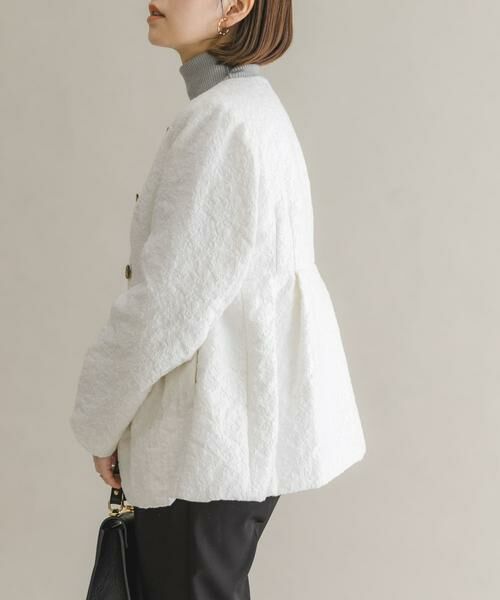 URBAN RESEARCH ROSSO / アーバンリサーチ ロッソ ダウンジャケット・ベスト | F by ROSSO　ジャガード中綿ジャケット | 詳細8