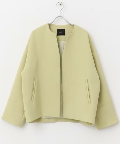 URBAN RESEARCH ROSSO / アーバンリサーチ ロッソ ノーカラージャケット | UVカットトリプルクロスショートコート | 詳細14