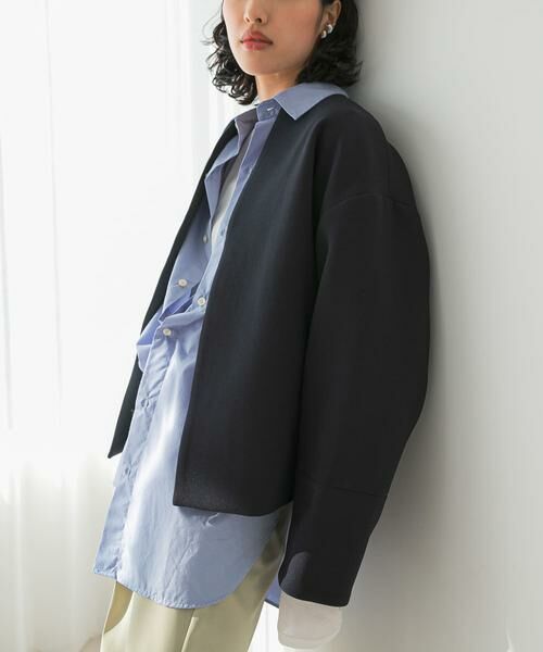 URBAN RESEARCH ROSSO / アーバンリサーチ ロッソ ノーカラージャケット | UVカットトリプルクロスショートコート | 詳細20