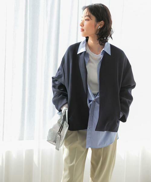 URBAN RESEARCH ROSSO / アーバンリサーチ ロッソ ノーカラージャケット | UVカットトリプルクロスショートコート | 詳細22