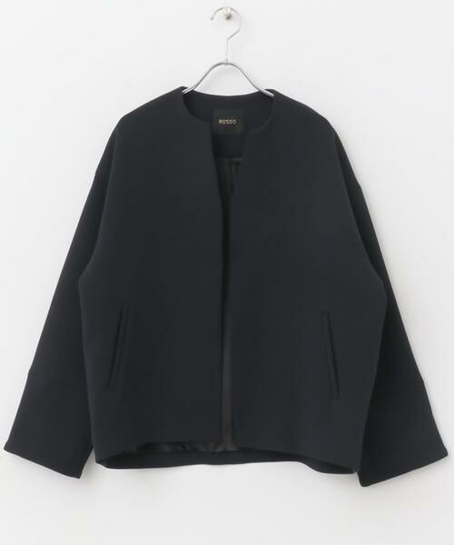 URBAN RESEARCH ROSSO / アーバンリサーチ ロッソ ノーカラージャケット | UVカットトリプルクロスショートコート | 詳細24