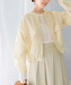 URBAN RESEARCH ROSSO / アーバンリサーチ ロッソ ブルゾン | オーガンジーシアーブルゾン