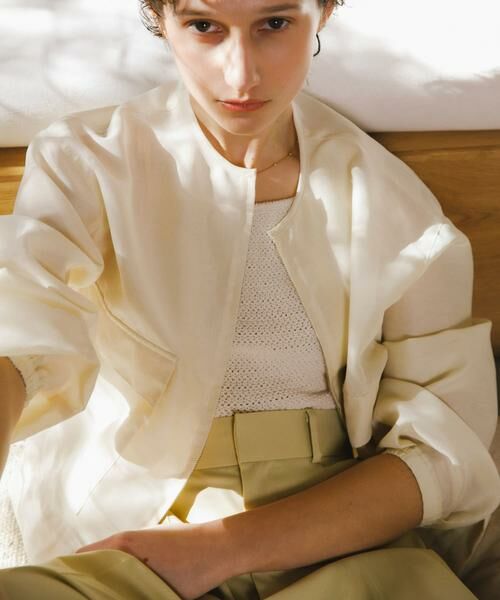 URBAN RESEARCH ROSSO / アーバンリサーチ ロッソ ブルゾン | オーガンジーシアーブルゾン | 詳細10