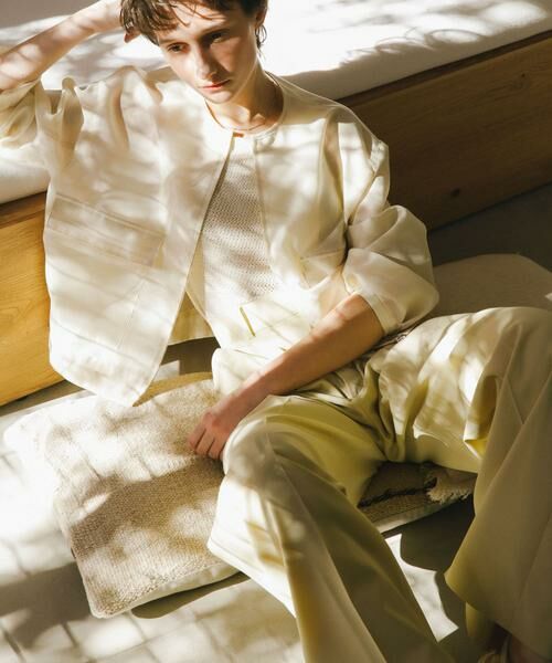 URBAN RESEARCH ROSSO / アーバンリサーチ ロッソ ブルゾン | オーガンジーシアーブルゾン | 詳細11