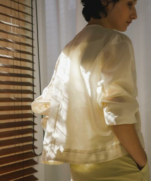 URBAN RESEARCH ROSSO / アーバンリサーチ ロッソ ブルゾン | オーガンジーシアーブルゾン | 詳細12