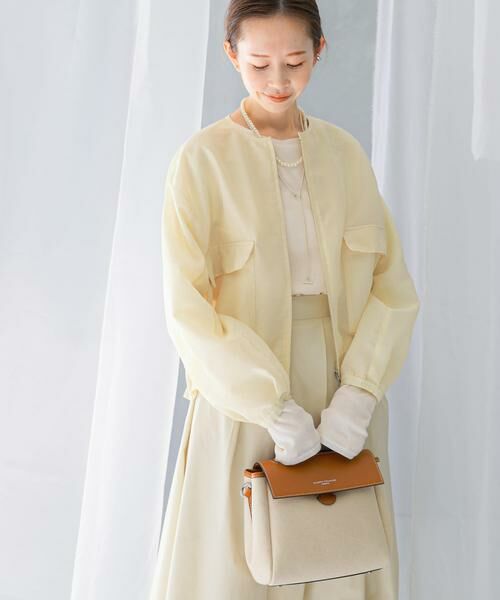 URBAN RESEARCH ROSSO / アーバンリサーチ ロッソ ブルゾン | オーガンジーシアーブルゾン | 詳細2