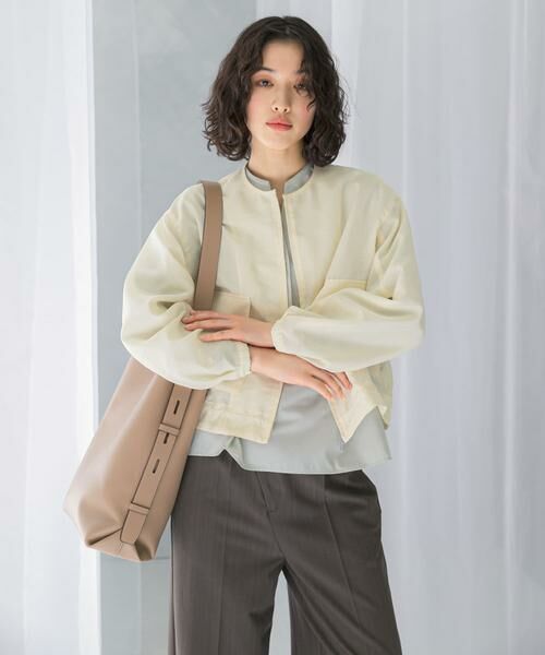 URBAN RESEARCH ROSSO / アーバンリサーチ ロッソ ブルゾン | オーガンジーシアーブルゾン | 詳細7