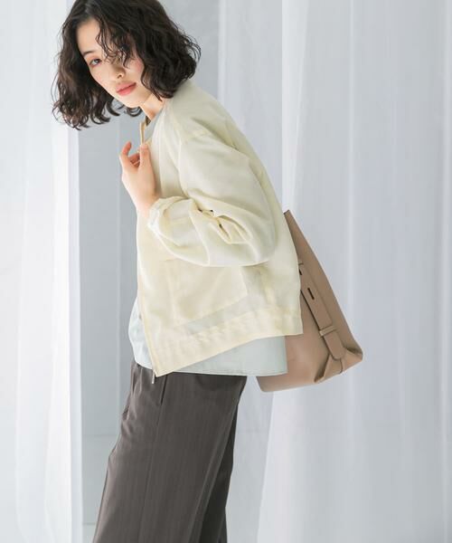 URBAN RESEARCH ROSSO / アーバンリサーチ ロッソ ブルゾン | オーガンジーシアーブルゾン | 詳細8