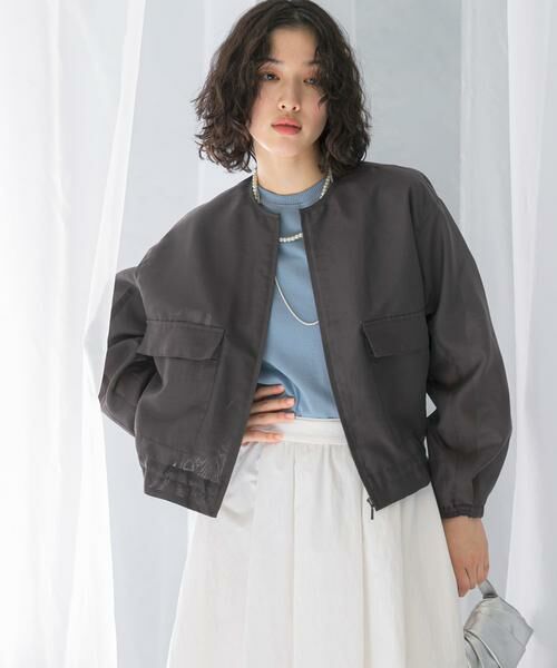 URBAN RESEARCH ROSSO / アーバンリサーチ ロッソ ブルゾン | オーガンジーシアーブルゾン | 詳細21