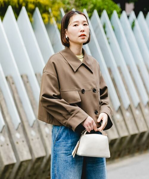 URBAN RESEARCH ROSSO / アーバンリサーチ ロッソ その他アウター | F by ROSSO　ビッグカラーダブルショートコート | 詳細1