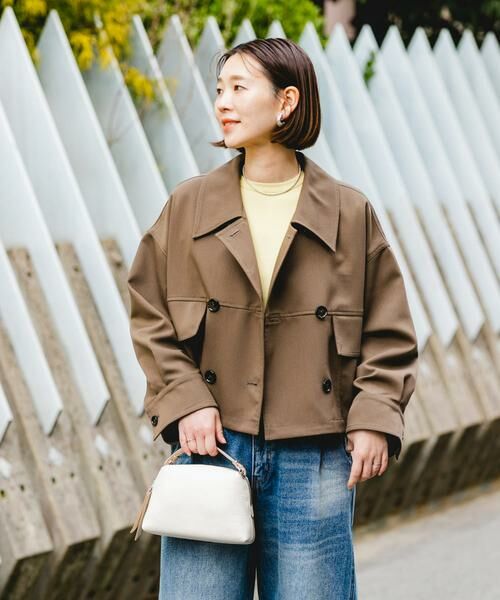 URBAN RESEARCH ROSSO / アーバンリサーチ ロッソ その他アウター | F by ROSSO　ビッグカラーダブルショートコート | 詳細2