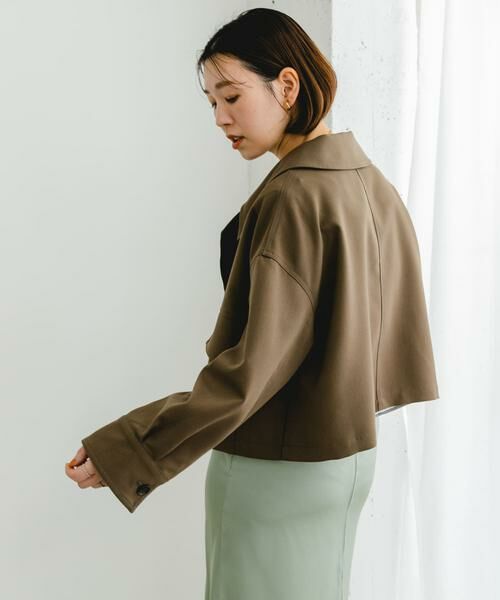 URBAN RESEARCH ROSSO / アーバンリサーチ ロッソ その他アウター | F by ROSSO　ビッグカラーダブルショートコート | 詳細6