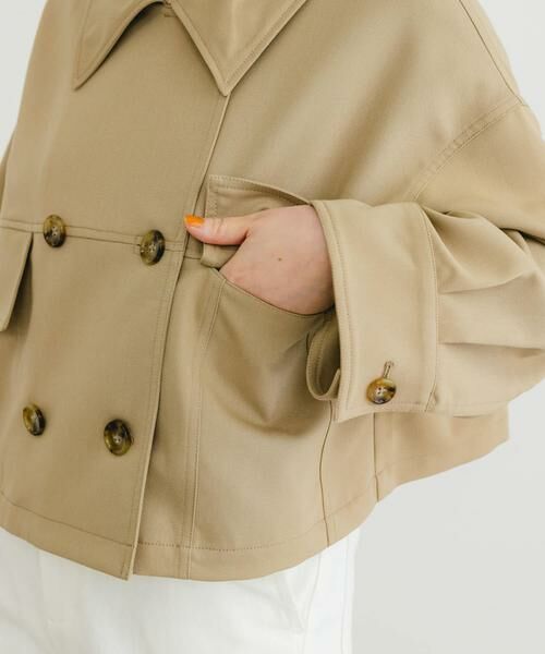 URBAN RESEARCH ROSSO / アーバンリサーチ ロッソ その他アウター | F by ROSSO　ビッグカラーダブルショートコート | 詳細24