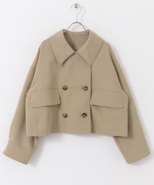 URBAN RESEARCH ROSSO / アーバンリサーチ ロッソ その他アウター | F by ROSSO　ビッグカラーダブルショートコート | 詳細25