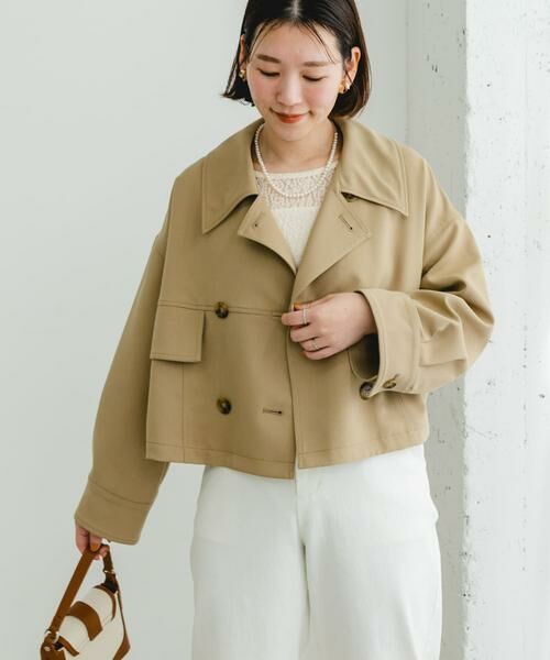 URBAN RESEARCH ROSSO / アーバンリサーチ ロッソ その他アウター | F by ROSSO　ビッグカラーダブルショートコート | 詳細18