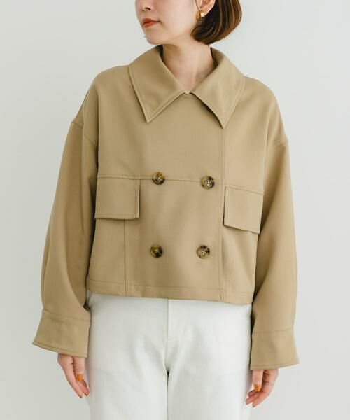 URBAN RESEARCH ROSSO / アーバンリサーチ ロッソ その他アウター | F by ROSSO　ビッグカラーダブルショートコート | 詳細22