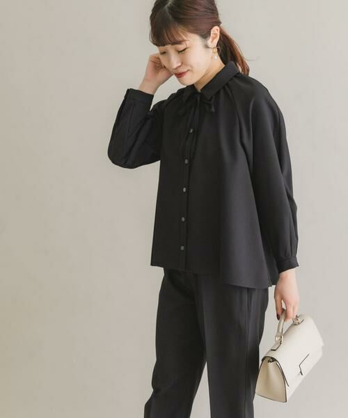 URBAN RESEARCH ROSSO / アーバンリサーチ ロッソ セットアップ | F by ROSSO　リボンギャザーブラウス+ストレートパンツ | 詳細10