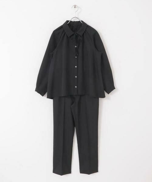 URBAN RESEARCH ROSSO / アーバンリサーチ ロッソ セットアップ | F by ROSSO　リボンギャザーブラウス+ストレートパンツ | 詳細13