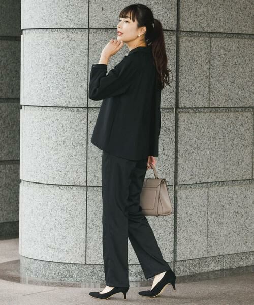 URBAN RESEARCH ROSSO / アーバンリサーチ ロッソ セットアップ | F by ROSSO　リボンギャザーブラウス+ストレートパンツ | 詳細4