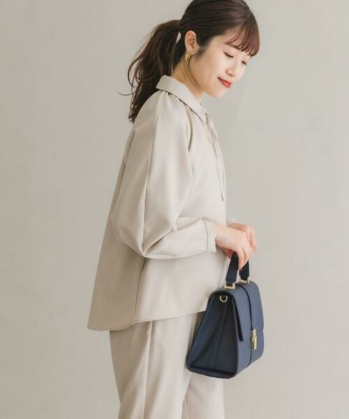 URBAN RESEARCH ROSSO / アーバンリサーチ ロッソ セットアップ | F by ROSSO　リボンギャザーブラウス+ストレートパンツ | 詳細25