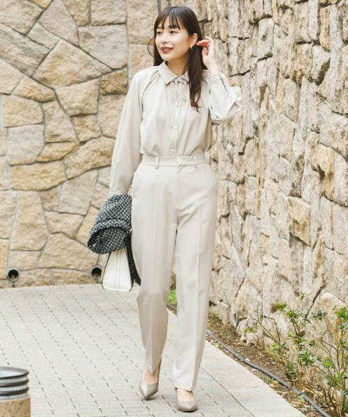 URBAN RESEARCH ROSSO / アーバンリサーチ ロッソ セットアップ | F by ROSSO　リボンギャザーブラウス+ストレートパンツ | 詳細19